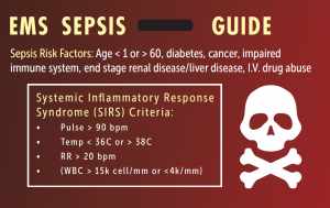 Sepsis First Response, EMS, First Responders